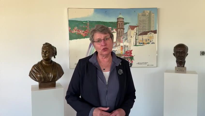 Standbild aus der Videobotschaft
