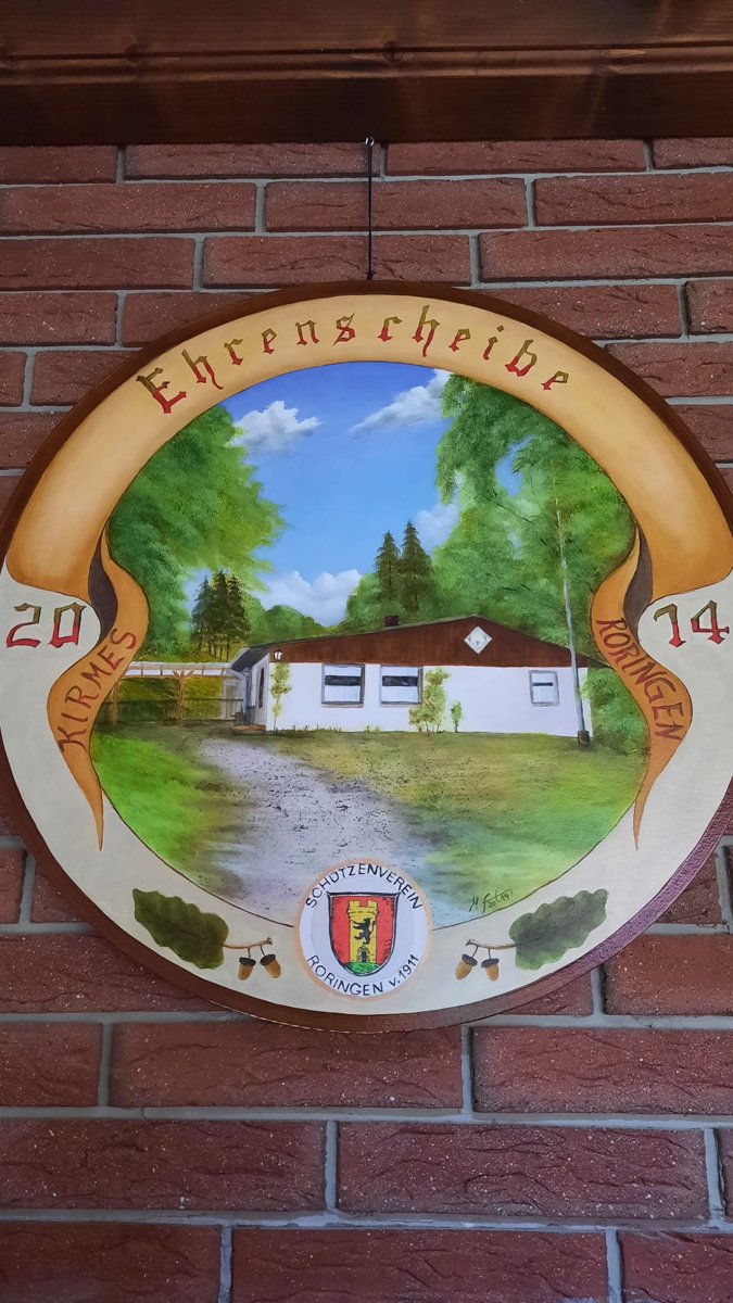 Ehrenscheibe Kirmes Roringen 2014